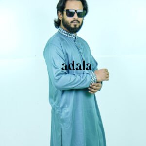 Comfortable Soft Panjabi– Light blue